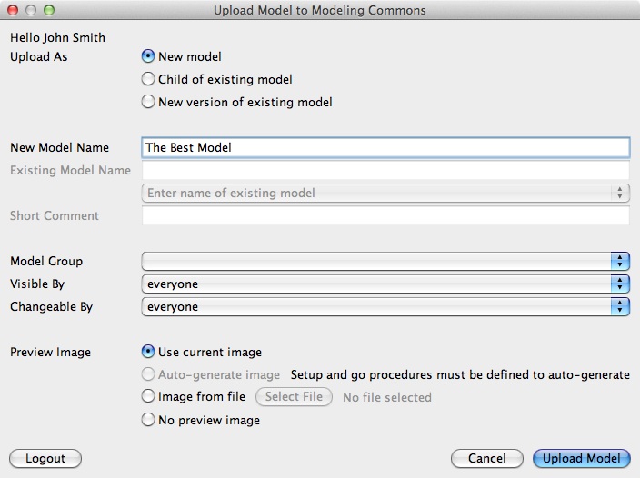NetLogo 5.3RC1 User Manual Modeling Commons Guide